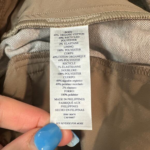 Faherty Dream Flannel Trouser Pants Cotton High Rise Pleated Wide Leg Camel Tan - Picture 9 of 11